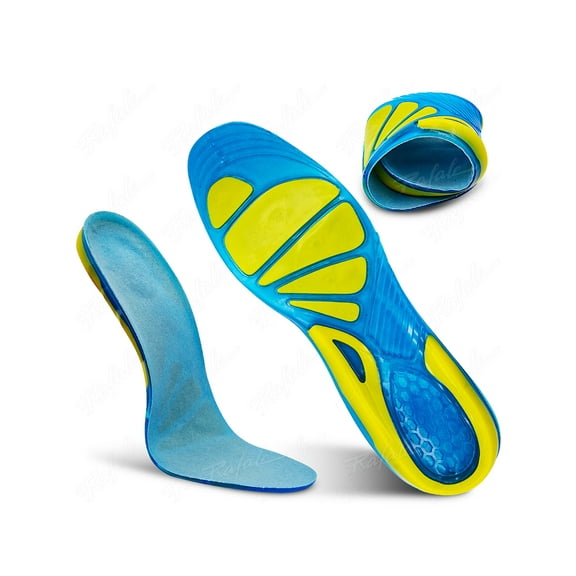 Silicone Non-Slip Gel Soft Sport Shoe Insole Massaging Orthopedic Insoles Foot Care For Feet Shoes Sole Shock Absorption Pad New