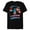 Black, variant on Marvel My Dad is Legendary Like Captain America - Short Sleeve Blended T-Shirt for Adults - Customized-Black