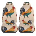 thumbnail image 1 of LAKIMCT Strong Rooster Car Seat Covers Vehicle Front Seat Covers Universal Fit Seat Protector, 1 of 9
