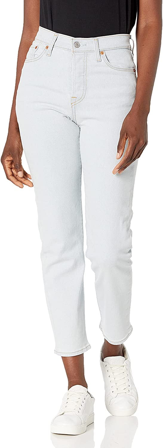 Levis Womens Wedgie Straight Jeans Standard 27 Space Ripple Waterless -  
