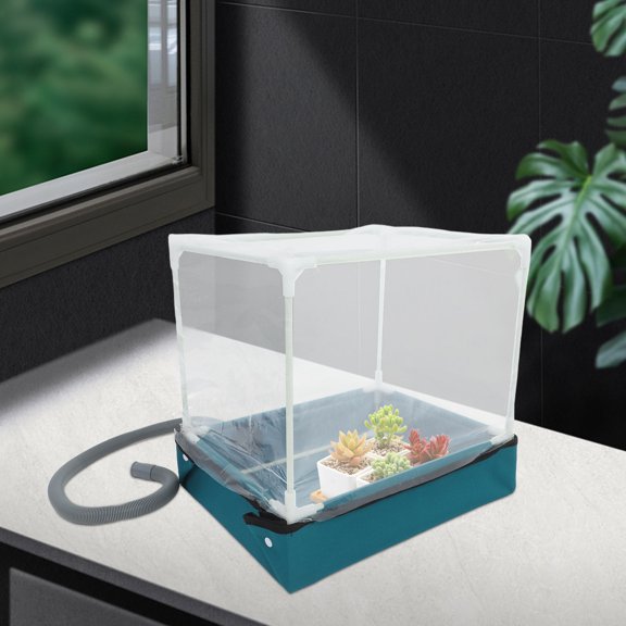 Supvox Foldable Tabletop Garden Greenhouse 1 Set Multi-Use Glass Fiber Plant Growing System