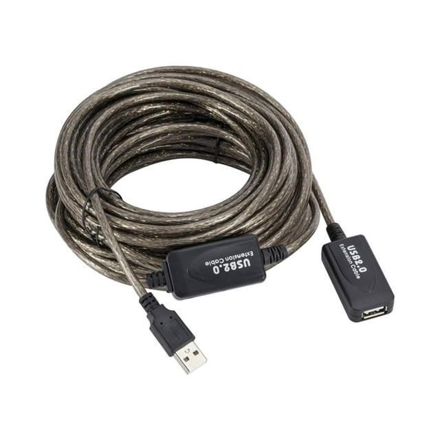 Amplificadores de señal de cable de extensión USB Chip integrado Transmisión estable Extensor USB compatible para escáneres Auriculares Impresoras 15 metros