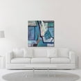 thumbnail image 3 of 18x18 Turquoise Lavender & Pink by Anita Dellal- Wall Art Print On Canvas Fabric, 3 of 5