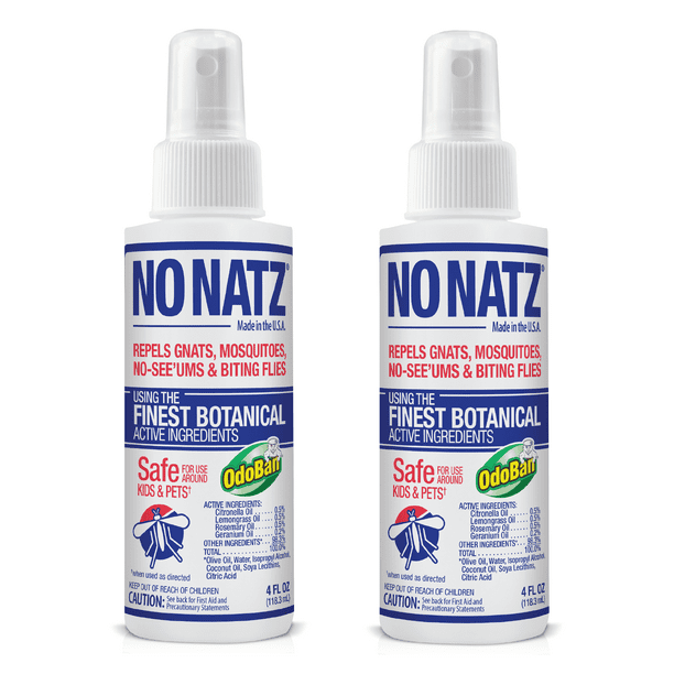 No Natz Botanical Bug Repellent, Effective for Gnat, Mosquito, and