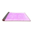 thumbnail image 2 of Ahgly Company Indoor Round Oriental Purple Traditional Area Rugs, 3' Round, 2 of 4