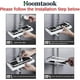 thumbnail image 5 of 21MM-25MM Shower Shelf Soap Holder Bathroom Shower Storage No Drilling with Shower Soap Dish, Hooks and Towel Holder Wall Mounted Rustproof Self Adhes, 5 of 5