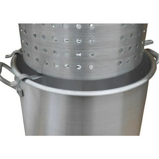 King Kooker # KK100 - 100qt. Aluminum Boiling Pot with Lid and Basket 