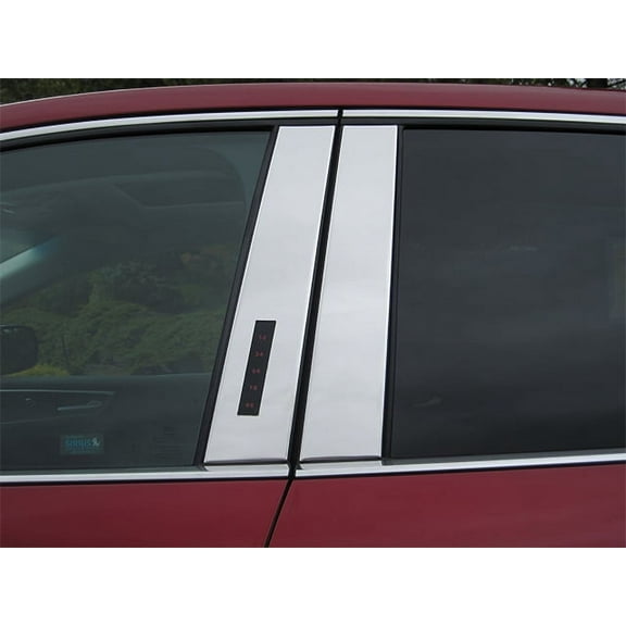 Stainless Steel Pillar Trim 4Pc Fits 2015-2020 Ford Edge PP55610 QAA