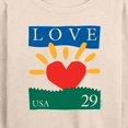 thumbnail image 3 of USPS - Love 29 - Women's Lightweight French Terry Long Sleeve Shirt, 3 of 5