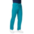 thumbnail image 4 of Adar Universal Unisex Scrub Set - Unisex V-Neck Scrub Top & Tapered Drawstring Scrub Pants, 4 of 6