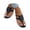 Black, variant on Summer Plaid Flat Slide Sandals Casual Thick Sole Beach Flip Flops Comfortable -On Style Slippers for Women White,7
