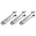 thumbnail image 1 of 3Pcs Stainless Steel Mini Sugar Cube Clips Ice Cube Clips Food Tongs (Silver), 1 of 9