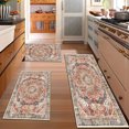 thumbnail image 2 of Farmhouse Kitchen Rugs Set 3 Piece, Boho Kitchen Mats for Floor, Non-Slip Kitchen Rug Waterproof Mats for Kitchen, Runner Rugs for Hallway Laundry Holiday Sink Decor, 2 of 12