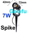 thumbnail image 3 of Luz LED para césped de paisaje impermeable y regulable, 12 V, 110 V, 220 V, luz LED para paisaje IP65, luz LED para exteriores, lámpara de jardín de 5 W, 7 W, 10 W y 12 W, 3 of 5