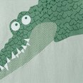 thumbnail image 6 of NOLDARES Toddler Baby Boy Outfits Dinosaur Truck Print Short Sleeve Shirt Tee Elastic Shorts 2pcs Summer Clothes(Green,3-4 Y), 6 of 9