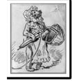 thumbnail image 2 of Historic Framed Print, [Bear dressed as a woman], 17-7/8" x 21-7/8", 2 of 9