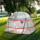thumbnail image 5 of Mosquitera emergente para cama doble, tienda de campaña portátil grande, mosquitera de doble puerta con cremallera para viaje, fácil instalación, malla fina, para dormitorio, camping al aire libre,, 5 of 8