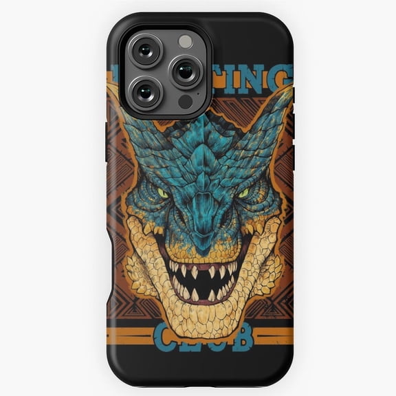 Hunting Club Tigrex New World MH Phone Case for iPhone 16 15 14 13 12 11 Pro Max