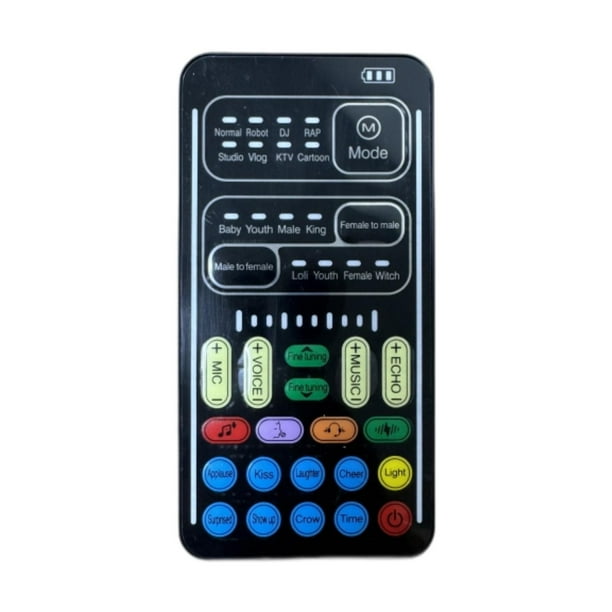 Cambiador de voz,Cambiador de voz portátil compacto,Cambiador de sonido 8 juegos de efectos de sonido,Dispositivo de cambio de voz PC fácil de usar,Dispositivo portátil de transmisión en