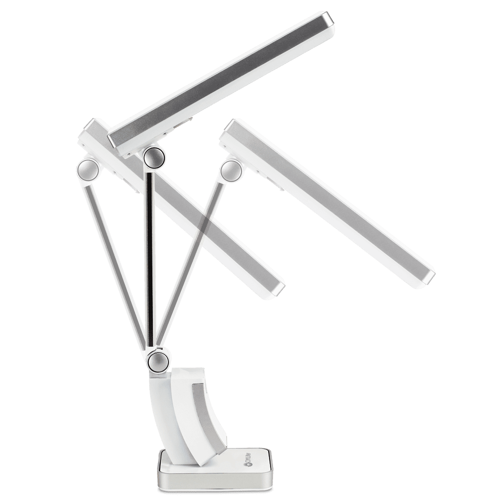 OttLite 13 Watt Slimline Desk Lamp - Home, Office, Bedroom, or Reading (White)