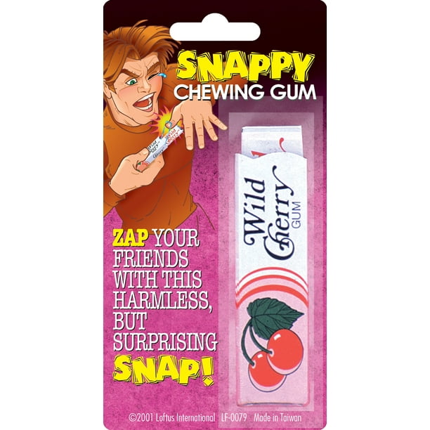 Joker Funny Snapping Realistic Chewing Gum Package 375 Prank Pink 