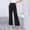 *Black, variant on ClodeEU Women's Wide Leg Cargo , High Waist Casual Stretch Pants with Pockets Button White,Womens Plus L