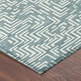 thumbnail image 3 of Addison Rugs Chantille Indoor/Outdoor Transitional Geometric Teal Machine Washable Runner Rug, 2'3" x 7'6", 3 of 7