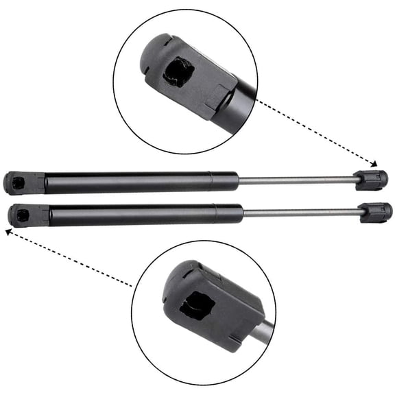 ECCPP Rear left and right Trunk Lift Support Fit for 1998-2004 for Chrysler Concorde 1999-2001 for Chrysler LHS Replaces 4956 PM2016 2pcs