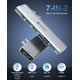 thumbnail image 3 of Adaptador Hub Usb C Macbook - Utechsmart 7 En 2 Macbook Pro/Air Accesorios Adaptador Multipuerto Con Puerto Thunderbolt 3 100W Pd 4K@30Hz 40Gbps 4K Hdmi 3*Usb3.0 Puerto De Datos Lector De Tarjetas Sd, 3 of 5
