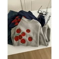 thumbnail image 2 of Embroidered Custom Pullover Fleece Sweatshirt for Women, Loose Fit, Thick and Warm Coat, 2 of 7
