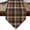 Orange, variant on Orange Blue Plaid Table Runner Linen Burlap Table Runner 72 Inches Long Farmhouse Checkered Buffalo Fall Dresser Scarves for Kitchen Island Coffee Dining Room Party Wedding Holiday Decoration 18"x72"