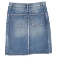 thumbnail image 2 of Pre-Owned Balenciaga Front Slit Skirt in Light Blue Denim, 2 of 2