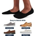thumbnail image 3 of No Show Socks Men 6/8 Pack Invisible Low Cut Socks Non Slip Short Socks Size 5-11/10-13, 3 of 5