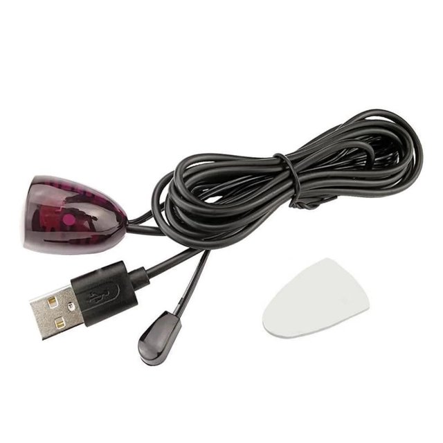 ARCADORA IR Remote Extender USB Powered Extends Range for TV DVD Blu-Ray Cable Box Hidden AV Equipment Easy Install