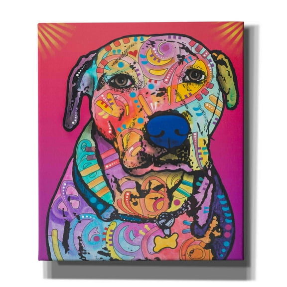 Epic Graffiti 'Chancey' by Dean Russo, Giclee Canvas Wall Art, 26"x30"