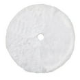 thumbnail image 2 of Faux Fur Christmas Tree Skirt 24 Inch White Fluffy Tree Skirt for Christmas Tree Decoration and Holiday Decor, 2 of 5