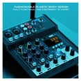 thumbnail image 5 of 4 Channel dj Mixer Console with Bluetooth Mixer UHF Wireless Microphone for Home Stage Studio, 5 of 5