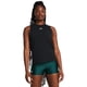 thumbnail image 1 of Camiseta sin mangas Under Armour Rival para mujer, color blanco y negro, talla M, 1 of 5