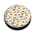 thumbnail image 2 of Kdxio Spare Tire Cover for RV Trailer, Waterproof Wheel Cover,Camper Spare Tire Cover Fit for Rv SUV Truck Travel Trailer 16 inch-Dog Faces, 2 of 8