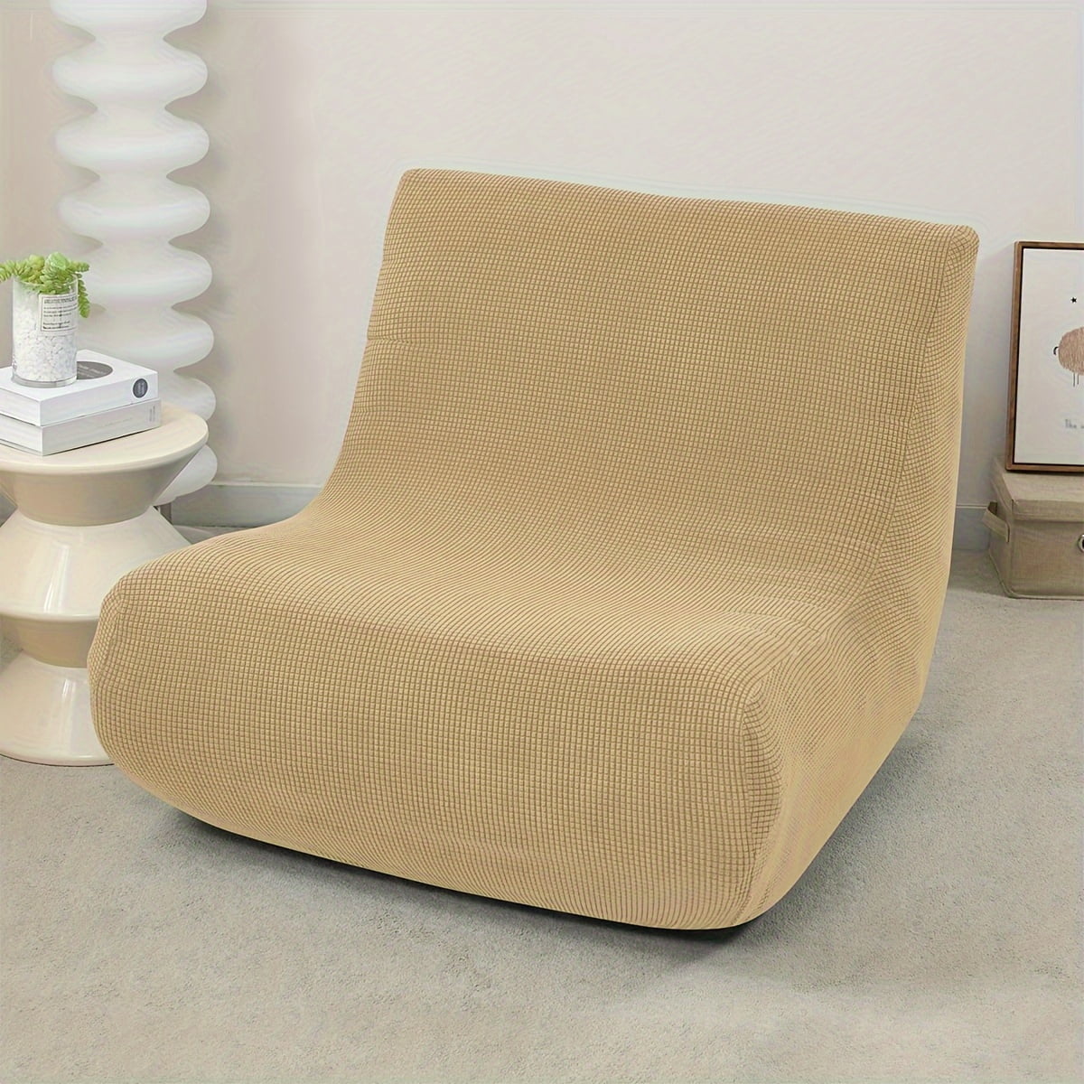 AIGIA Stretch Sofa Slipcover Armchair Cover with Elastic Bottom Armchair Protector Cover for Bedroom Living Room