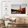 thumbnail image 5 of Elephant Stock Sunlit Golden Gate Wall Art - Horizontal Canvas Wall Art - Living Room Wall Decor - Architecture Canvas - Brown And Orange Decor - 36" x 24", 5 of 8