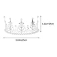 thumbnail image 2 of 2Pcs Birthday Cake Decoration Creative Crown Ornament Flower Decoration, 2 of 9