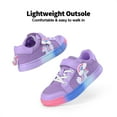thumbnail image 3 of BURUDANI Girls Sneakers Rainbow Casual Walking Shoes for Kids & Toddlers for School & Everyday Wear, 3 of 5