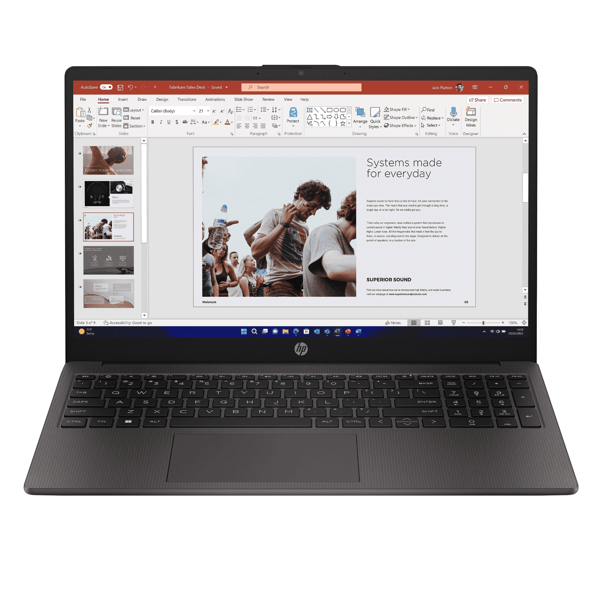 HP 255R Business 15.6 FHD Laptop Ryzen 7 7735U Radeon 16GB DDR5 512GB SSD Win11 Pro