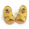 thumbnail image 5 of Cathalem Boy Slides Outdoor Girls Shoes Summer First Girls For Summer Baby Shoes Sandals Walk Toddler Baby Stage 2 Shoes Girls Yellow 12, 5 of 5