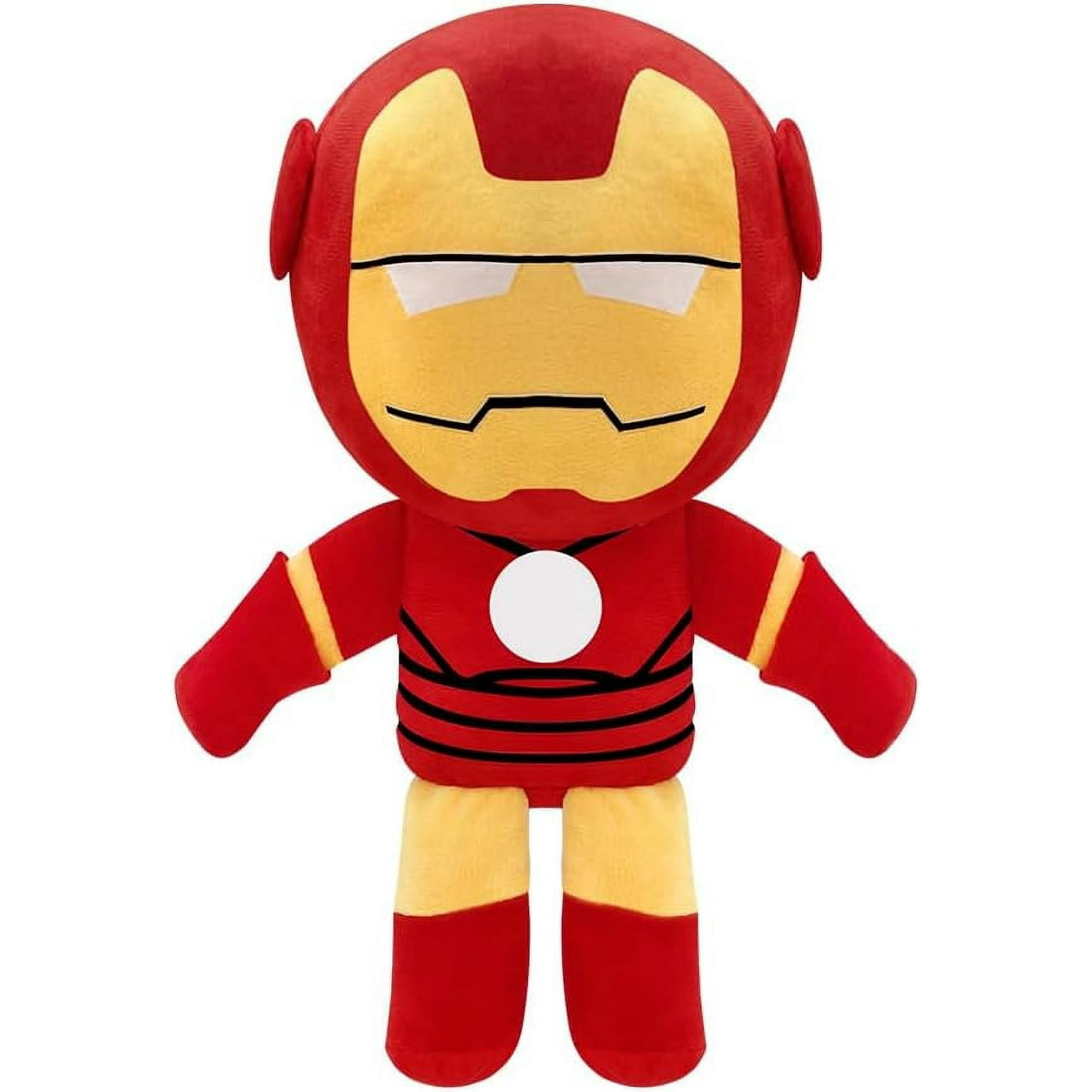 Superhero Plush Toy Hero Plushie 10 inch Collectible Doll Stuffed with Cotton Tight Stitches for Toddlers as Gift Decoration Yellow