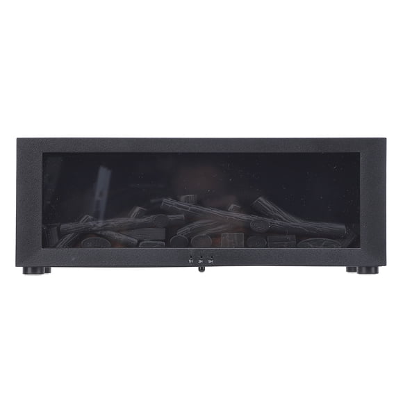 3D Flame Fireplace Humidifier, Colorful Flame Visual Effect Quiet Scent Desktop Aromas Diffuser for Home Room Office
