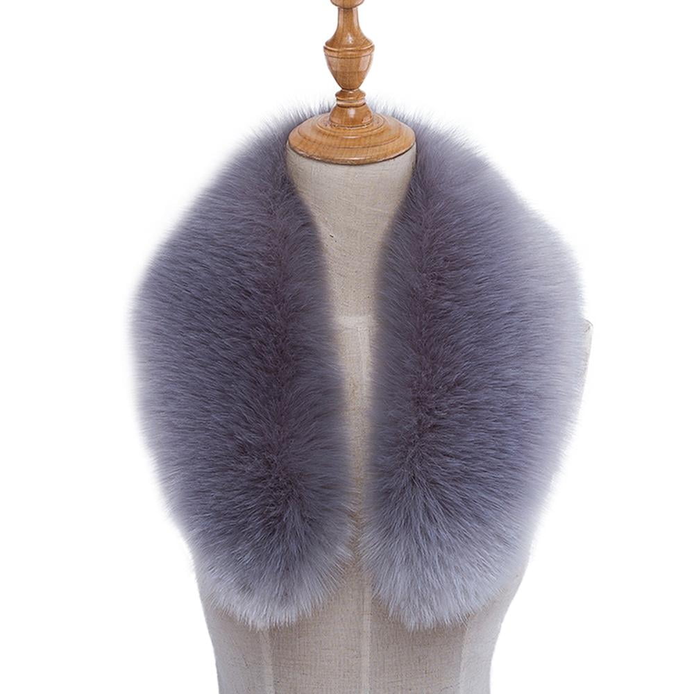 Women's Faux Fur Collar Scarf Shawl Wrap Cold Winter Warm Neckwarm 50-90cm 