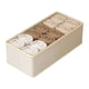 thumbnail image 2 of Caja de almacenamiento plegable de tela para armario | Organizador de ropa interior y calcetines | Contenedor transpirable para guardarropa | Paquete de 1, 2 of 7