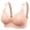 Khaki, variant on Bras for Women Full Coverage Women Minimizer Unlined Underwire Bra Full Coverage Plus Size Full Figure Unpadded Bras Eyelash Lace Bras (Pink,36/80)